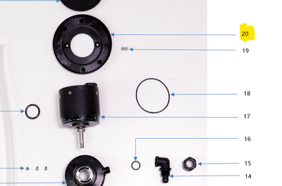 DJI Agras T40 - Centrifugal Sprinkler Spinner - Upper Disk