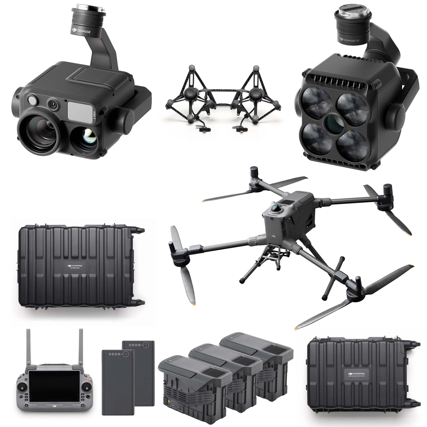 DJI Matrice 400 Night Operations Package with H30T & S1 Spotlight